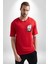Ken Ryugujı Anime Tokyo Intikamcıları Kırmızı Oversize Kadın Erkek Ön ve Sırt Baskılı T-Shirt 5