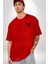 Her Zaman Yalnız Daima Yalnızlık Azrail Kırmızı Oversize Kadın Erkek Ön ve Sırt Baskılı T-Shirt 3