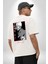 Kaneki Ken Kuma Japon Anime Şeytan Beyaz Oversize Kadın Erkek Ön ve Sırt Baskılı T-Shirt 2