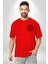 Naruto Shippuden Sasuke Kırmızı Oversize Kadın Erkek Ön ve Sırt Baskılı T-Shirt 5