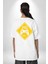 Game Oyun Alanı Beyaz Oversize Kadın Erkek Ön ve Sırt Baskılı T-Shirt 4