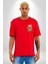 Okula Giden Öğrenci Golden Kırmızı Oversize Kadın Erkek Ön ve Sırt Baskılı T-Shirt 3