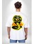 Cobra Kai Karete Çocuk Yılan Logo Dizi Beyaz Oversize Kadın Erkek Ön ve Sırt Baskılı T-Shirt 4