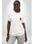Zenitsu Agatsuma Anime Beyaz Oversize Kadın Erkek Ön ve Sırt Baskılı T-Shirt 5