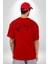 30 Ağustos Zafer Bayramı Atatürk Imzası Kırmızı Oversize Kadın Erkek Ön Ve Sırt Baskılı T-Shirt 2