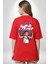 Luka Luka Doncic Basketboll Dallas Kırmızı Oversize Kadın Erkek Ön ve Sırt Baskılı T-Shirt 2