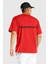 Azerbaycan Seviyorum I Love Azarbaycan Kırmızı Oversize Kadın Erkek Ön ve Sırt Baskılı T-Shirt 2