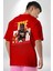 Dwyane Wade Miami Basketbol Kırmızı Oversize Kadın Erkek Ön ve Sırt Baskılı T-Shirt 4