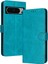 Google Piksel 8 Pro Saf Renk Kickstand Pu Deri ile Flip Case (Yurt Dışından) 1