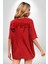 30 Ağustos Zafer Bayramı Atatürk Imzası Kırmızı Oversize Kadın Erkek Ön Ve Sırt Baskılı T-Shirt 4