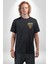 Sık Sık Mutlu Gülmek Teddy Bear Siyah Oversize Kadın Erkek Ön ve Sırt Baskılı T-Shirt 2