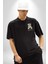 Ateşli Teddy Siyah Oversize Kadın Erkek Ön ve Sırt Baskılı T-Shirt 4