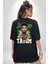 Jayson Tatum Animasyon Boston Basketbol Siyah Oversize Kadın Erkek Ön ve Sırt Baskılı T-Shirt 3
