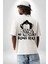Korkunç Palyaço Korku Film Beyaz Oversize Kadın Erkek Ön ve Sırt Baskılı T-Shirt 4