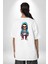 Hiphop Kurukafa Hoodie Beyaz Oversize Kadın Erkek Ön ve Sırt Baskılı T-Shirt 4
