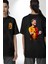 Mertens Gol Sevinci Siyah Oversize Kadın Erkek Ön ve Sırt Baskılı T-Shirt 1