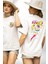 Sailor Moon Anime Usagi Tsukino Beyaz Oversize Kadın Erkek Ön ve Sırt Baskılı T-Shirt 1