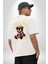 Bugün Değil Beyaz Oversize Kadın Erkek Ön ve Sırt Baskılı T-Shirt 2