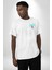Bugün Değil Beyaz Oversize Kadın Erkek Ön ve Sırt Baskılı T-Shirt 5