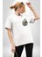 Breaking Bad Beyaz Oversize Kadın Erkek Ön ve Sırt Baskılı T-Shirt 5