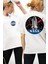 Nasa Apollo Programı Beyaz Oversize Kadın Erkek Ön ve Sırt Baskılı T-Shirt 1