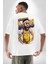 Anthony Davis Basketbol Lakers Beyaz Oversize Kadın Erkek Ön ve Sırt Baskılı T-Shirt 2