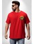 Karete Çocuk Bonsai Kırmızı Oversize Kadın Erkek Ön ve Sırt Baskılı T-Shirt 5