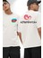 Azerbaycan Seviyorum I Love Azarbaycan Beyaz Oversize Kadın Erkek Ön ve Sırt Baskılı T-Shirt 1