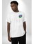 Azerbaycan Seviyorum I Love Azarbaycan Beyaz Oversize Kadın Erkek Ön ve Sırt Baskılı T-Shirt 3