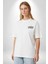 Istanbul Kız Kulesi Türkiye Beyaz Oversize Kadın Erkek Ön ve Sırt Baskılı T-Shirt 5