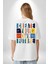 Geleçeği Seninle Planlayalım Beyaz Oversize Kadın Erkek Ön ve Sırt Baskılı T-Shirt 4
