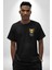 Spor Eşofman Takımı Sarı Kedi Insan Siyah Oversize Kadın Erkek Ön ve Sırt Baskılı T-Shirt 2
