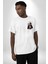 Darth Vader Star Wars Araba Motoru Güçlendir Beyaz Oversize Kadın Erkek Ön ve Sırt Baskılı T-Shirt 3
