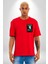 Roonoa Zoro Luffy One Piece Anime Kırmızı Oversize Kadın Erkek Ön ve Sırt Baskılı T-Shirt 5