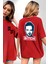 Breaking Bad Kırmızı Oversize Kadın Erkek Ön ve Sırt Baskılı T-Shirt 1