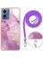 Motorola Moto G34 Tampon Mermer Crossbody Kordon Askısı Yumuşak (Yurt Dışından) 4