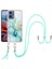 Motorola Moto G34 Tampon Mermer Crossbody Kordon Askısı Yumuşak (Yurt Dışından) 1