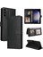 Samsung Galaxy S23 Artı Üç Kart Yuvaları Premium Deri Için Flip Case (Yurt Dışından) 1