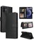 Iphone 12 Mini Üç Kart Yuvaları Kickstand Premium Deri Için Flip Case (Yurt Dışından) 1