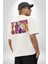 Game Of Thrones Gta Tasarımı Beyaz Oversize Kadın Erkek Ön ve Sırt Baskılı T-Shirt 2