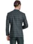 Ekose Ceketli Desenli Slim Fit Yeşil Erkek Takım Elbise - Wessi 3