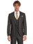 Ekose Ceketli Slim Fit Füme Erkek Takım Elbise - Wessi 3