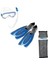 Agua-Onda-Mexico Palet Maske Şnorkel Set Blue 1