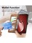 iPhone 15 Proile Uyumlu Cüzdan Kılıf Geometrik Kabartmalı Pu Deri Kickstand Kart Yuvaları Flip Folyo Kapak (Yurt Dışından) 5