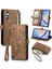 Samsung Galaxy A34 5gile Uyumlu Cüzdan Kılıf Geometrik Kabartmalı Pu Deri Kickstand Kart Yuvaları Flip Folyo Kapak (Yurt Dışından) 1