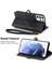 Samsung Galaxy S21 Ultraile Uyumlu Cüzdan Kılıf Geometrik Kabartmalı Pu Deri Kickstand Kart Yuvaları Flip Folyo Kapak (Yurt Dışından) 5