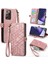 Samsung Galaxy Note 20 Ultraile Uyumlu Cüzdan Kılıf Geometrik Kabartmalı Pu Deri Kickstand Kart Yuvaları Flip Folyo Kapak (Yurt Dışından) 1