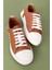 Içi Dışı Deri Hafif Converse Tarz Ayakkabı USL.2136 - Taba - 38 4