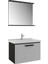 Gris 80 cm Siyah-Gri Banyo Dolabı Takımı 1
