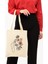 GiftBagsflowers&womans Designed Tote Natural Doğal Pamuk Kanvas Bez Çanta 3